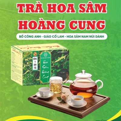 TRÀ THẢO DƯỢC THẢI ĐỘC HOA SÂM HOÀNG CUNG